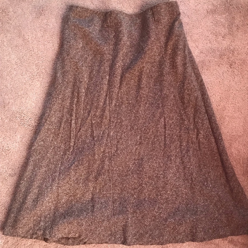 Tweed-Like Maxi Skirt